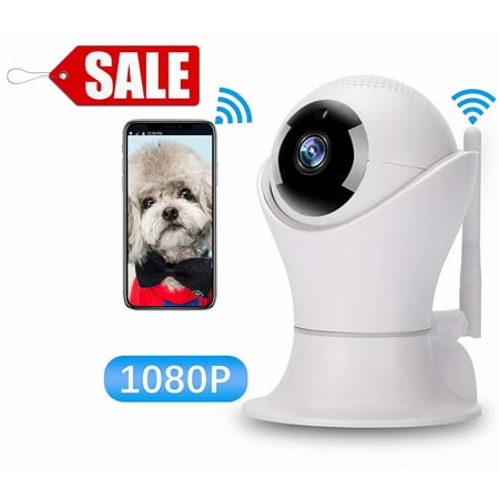 Black Friday Wireless Security Camera,1080P HD WiFi Home Indoor Camera for Baby/Pet/Nanny, Motion Detection, 2 Way Audio Night Vision Automatic Push (Best Places To Put Security Cameras)