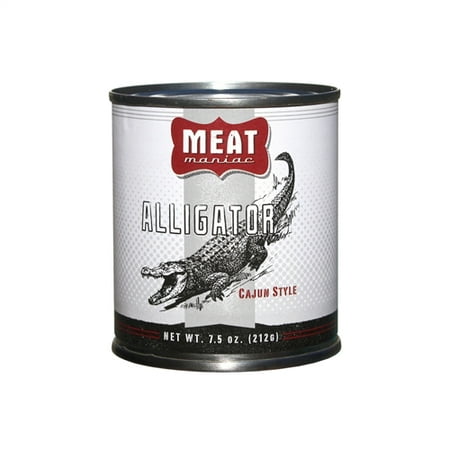 Meat Maniac Cajun Alligator Gourmet Canned Wild Game (Best Wild Game Meat)