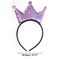 thumbnail image 3 of Accesorios Únicos 1 Pc Diadema de Lentejuelas de Moda para Mujeres y Niñas Violeta, 3 of 6