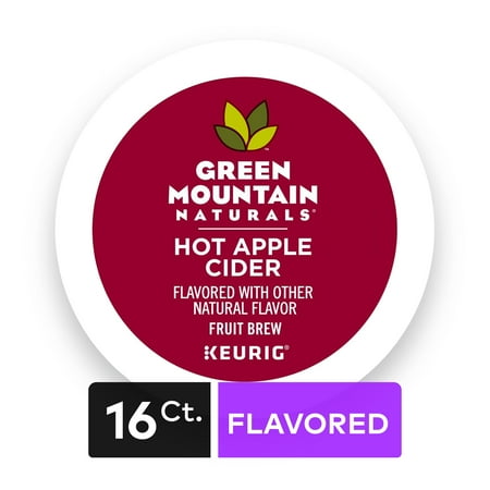 Green Mountain Hot Apple Cider, Keurig Single-Serve K-Cup Pods, 16 Count
