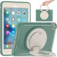 thumbnail image 1 of Case de tabletas para iPad Mini 1/2/3, cubierta protectora a prueba de golpes de servicio pesado con soporte giratorio de 360 grados Ikkle iPad mini 1/2/3, 1 of 10