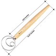 thumbnail image 6 of ORBLUE Premium Danish Dough Whisk - 1 Pack LARGE Dutch Whisk with Stainless Steel Ring - Danish Whisk for Bread Acacia Wood, 6 of 7