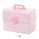 thumbnail image 5 of Caja de almacenamiento de accesorios para el cabello Qarigey rosa, 5 of 6
