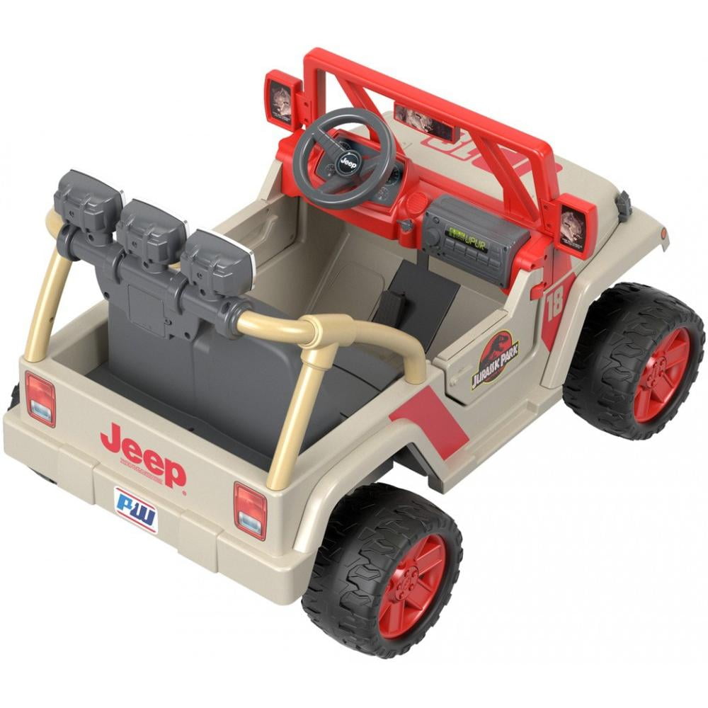 power wheels jurassic park jeep walmart