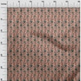 thumbnail image 2 of oneOone Cotton Poplin Fabric Leaves & Floral Block Printed Fabric 1 Yard 56 Inch Wide, 2 of 4