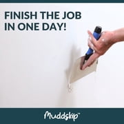 MuddSkip Smooth Drywall Additive Powder, 2lbs bag | Level 5+ Finish, No Sanding Required, Same-Day Wet-on-Wet Coats | Made in USA