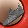 thumbnail image 2 of Men’s Breathable Knit Running Sneakers – Lightweight Flexible Walking Shoes with Non-Slip Sole, Elastic Lace Support for Gym, Travel, Outdoor Sports & Casual Wear, 2 of 9