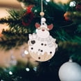 thumbnail image 4 of De Madera Colgante De Árbol De Navidad Con Luz Led Papá Noel Muñeco De Nieve Ciervo Lámpara Colgante Luminosa Decoración Vogacara HA040838-01, 4 of 6