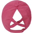 thumbnail image 2 of LAICAIW Womens Criss Cross Ponytail Hat Quick Drying Baseball Cap Sun Hats UV Protection Sport Cap, 2 of 6