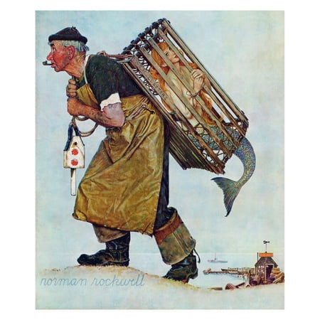 Marmont Hill Mermaid By Norman Rockwell Painting Print On Canvas Marmont Hill Mermaid By Norman Rockwell Painting Print On Canvas