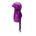 thumbnail image 2 of Wdgfv Kids Satin Durag Head Wrap, Stretch Silky Pirate Hat for Boys Girls, Soft Long Tail Silky Du Rag Turban Cap for Hair Protection 3-14 Years, 2 of 5