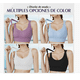 thumbnail image 3 of Top Deportivo Mujer Gym Ajustable Push Up morado talla M, 3 of 4