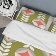thumbnail image 4 of Designart 'Retro Botanical Pattern I' Mid-Century Modern Duvet Cover Set, 4 of 4