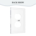 thumbnail image 4 of ZICANCN Outlet Covers Wall Plate, Abstract Pastel Tulip Light Switch Cover Decorative, Duplex Toggle Combo 1-Gang, 4 of 9