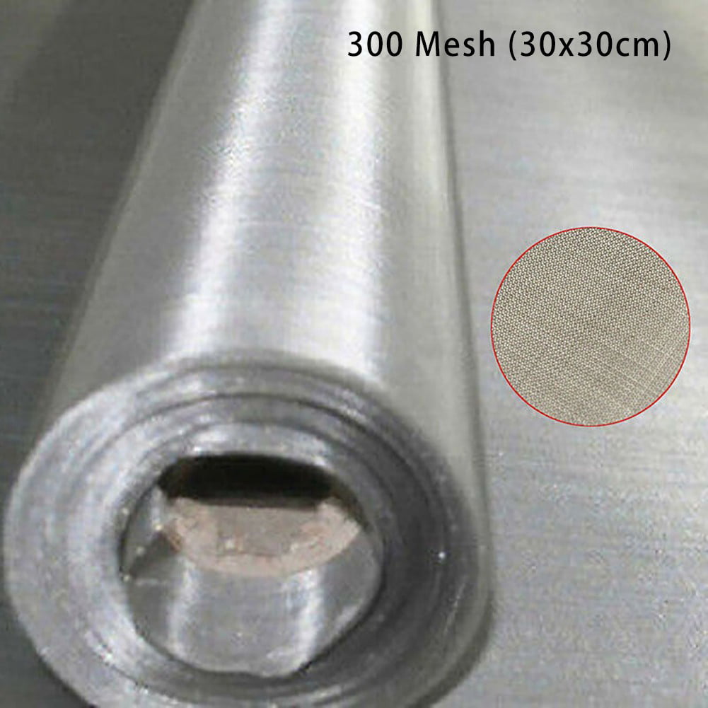 Stainless Steel 10/100/300/500 Mesh Woven Cloth Screen Wire Filter Sheet 