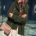 thumbnail image 2 of Vedolay Cardigans for Women Long Sleeve Open Front Sweaters Knit with Pockets 2023 Green,L, 2 of 4