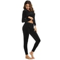 thumbnail image 6 of Purcoar Women's 2 Piece Velvet Sweatsuits Jogging Sweatshirt & Sweatpants Sport Wear Outfits, 6 of 7