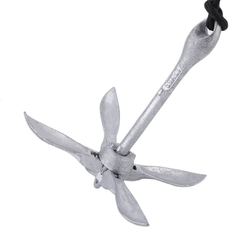 Folding Anchor Buoy Kit Set Rope Fishing Buoy Kit Canoe Raft Boat Jet Ski by