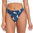 thumbnail image 1 of Fotbe Sea Sharks Tanga Sin Costuras para Mujer con Estampado – Panties Invisibles, Transpirables y Cómodos para Uso Diario-X-Small, 1 of 6