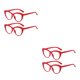 thumbnail image 2 of Sonducket 2 uds ojo de gato moda anteojos mujer Vintage gafas filtro de luz gafas curvadas espejo pierna para mujer rojo Rojo 2piezas, 2 of 6