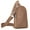 Beige, variant on Wrangler Crossbody Sling Bags for Women Cross Body Fanny Pack Purse with Detachable Strap Zipper 7.5 "H, Distressed-Dark Brown, Distressed-Dark Brown