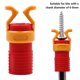 thumbnail image 4 of Muyoka piezas de plástico ABS para tornillos, garras para tornillos, juego de fijación universal para tornillos, brocas para tornillos de abrazadera, funda fija para herramientas de carpintería, hoja Muyoka Hogar, 4 of 7