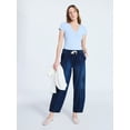 thumbnail image 2 of Scoop Women's and Women's Plus Refined Contour V Neck Tee, Sizes XS-4X, 2 of 5