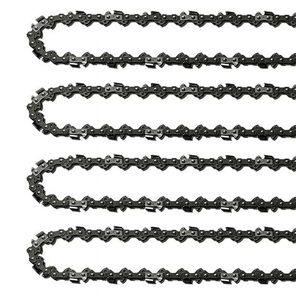4 Pack 14 Inch Chainsaw Chain 52 Drive Links, 0.05In Gauge, 3/8Inch LP Pitch, 14-Inch Replacement Chainsaw Chains Low