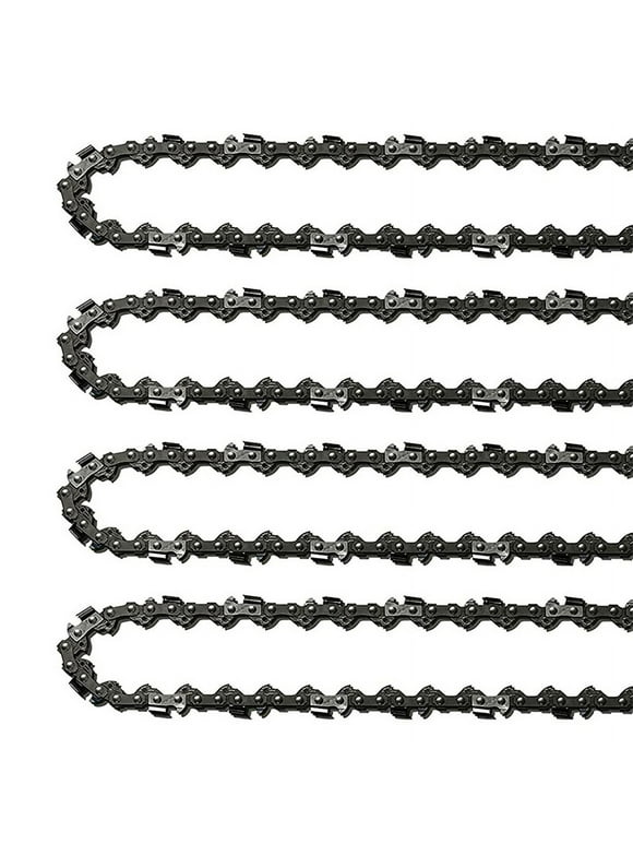 4 Pack 14 Inch Chainsaw Chain 52 Drive Links, 0.05In Gauge, 3/8Inch LP Pitch, 14-Inch Replacement Chainsaw Chains Low