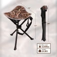 thumbnail image 3 of REDCAMP Folding Hunting Stool for Adults, Portable Lightweight 3-Legged Tripod Stool for Fishing, Travel, Backpacking, Hunting and Golf, 3 of 7