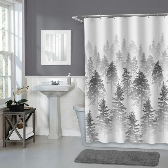 Hometrends Aspen Fabric Shower Curtain, 70" x 72"