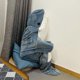 thumbnail image 2 of Shark Blanket Hoodie Adult - Shark Onesie Adult Wearable Blanket - Shark Blanket Super Soft Cozy Flannel Hoodie Shark Sleeping Bag, 2 of 4