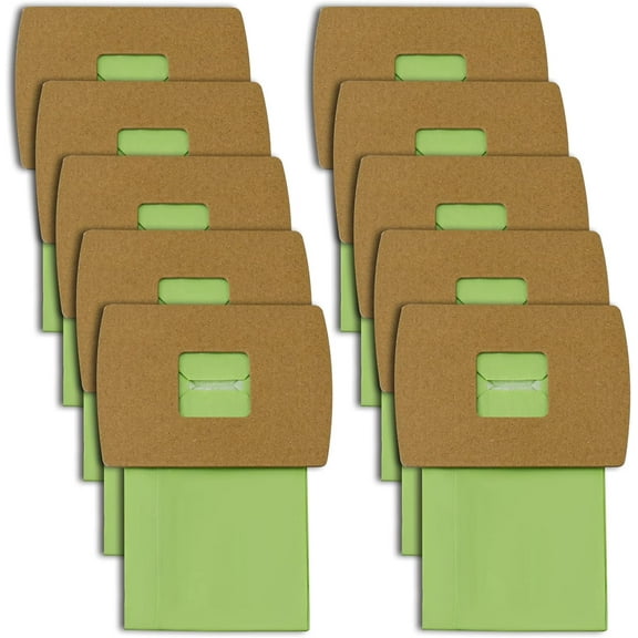 PKBB12DW Type BB Compact Canister Vacuum Bags Replacement for Oreck XL Buster B Canister Handheld Vacuum Cleaner BB180 BB280 BB850 BB870 BB900 BB1000 MV160 CC1600, 10 Pack