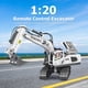 thumbnail image 5 of Excavadora de construcción 1/20 2.4GHz Tractor 11CH RC con luz de sonido (3 baterías) Likrtyny Para estrenar, 5 of 9