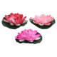 thumbnail image 1 of unbranded 3Ud Con Flores De Loto Artificiales Y Almohadillas Para Jardín, 1 of 8