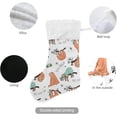 thumbnail image 3 of GZHJMY Christmas Stocking, Personalized Sloth Large Candy Stocking Hanging Gift, 2 PCS Xmas Stockings Decoration for Family Holiday Party Ornaments Decor Fireplace, 3 of 7