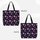 thumbnail image 2 of Fotbe Pink Planets And Stars Bolsa Tote con Estampado para Mujer, Bolsos con Cremallera, Bolsa de Hombro Casual de Gran Capacidad con Bolsillos Internos, 2 of 7
