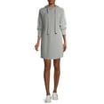 thumbnail image 2 of No Boundaries Juniors’ Fleece Hoodie Dress, 2 of 6