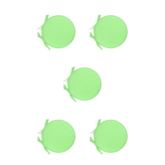 Guardoinrt 1/2/3/5 Indulge In Comfort And Durability Of Round Chair Cushion Soft And Comfortable light green 5PCS