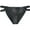 Black - petalenoir, variant on Womens Chloe Side Strap Bikini Swim Bottom, Blue, Medium