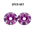 thumbnail image 2 of Control remoto Metal Junta de ala trasera 1/8 Fortalecimiento desmontable Modificación de protección de la cola Actualización Reemplace Parts Potple Pack de 2 Yuarrent FN001232-06, 2 of 7