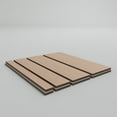 thumbnail image 2 of Ekena Millwork 12"L x 1/4"T Adjustable Wood Slat Wall Panel Sample Kit, Alder (contains 8 slats total), 2 of 2