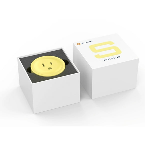 SmartH Smart Home Automation Smart WIFI Plug Compatible with IOS & Android - Yellow
