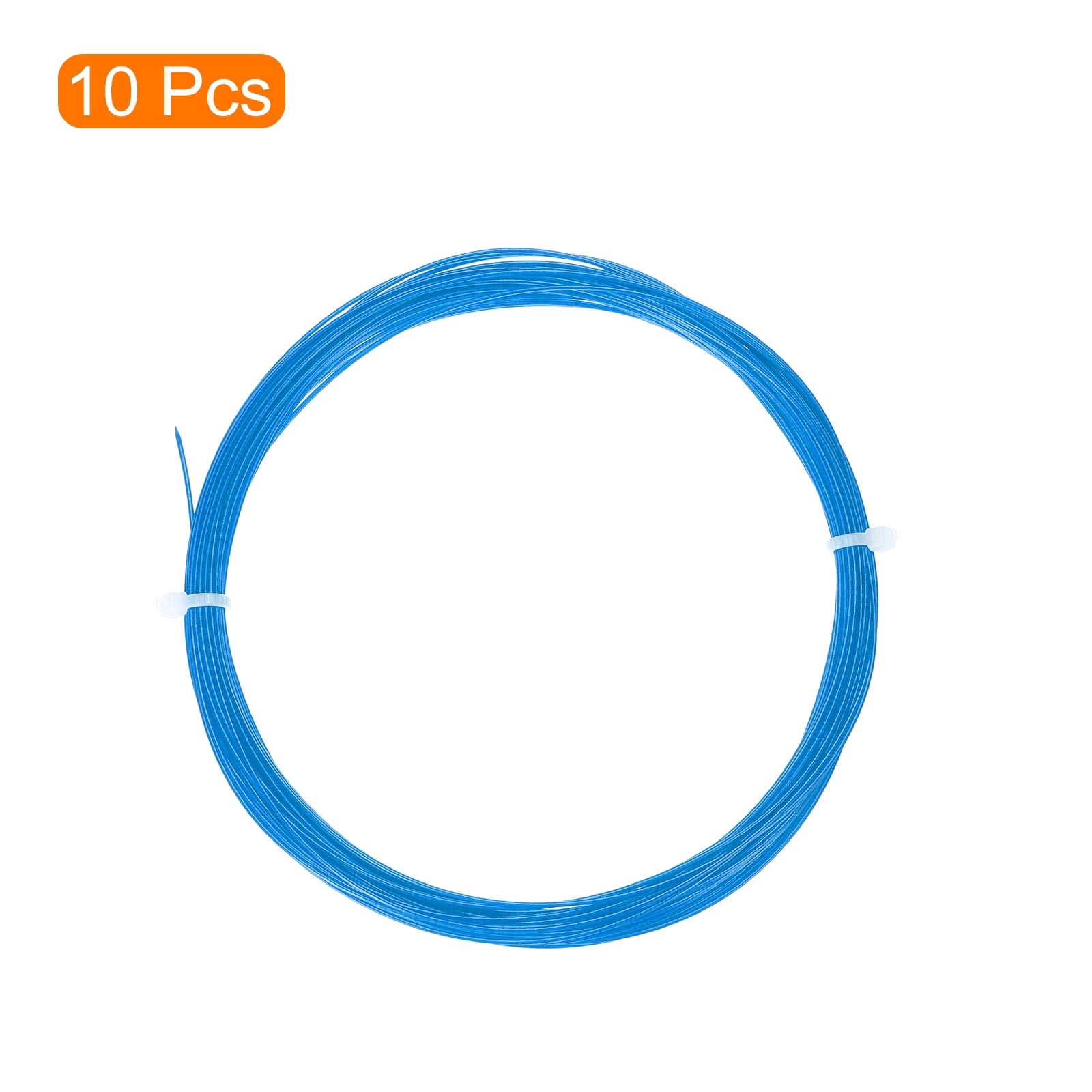 Unique Bargains High Elastic Nylon Badminton Racket Racquet String for Badminton Training Blue