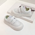 thumbnail image 3 of Dakaela Kid Sneakers Girls Boys Casual Walking Running Tennis Shoes Hook and Loops Chunky Platform School Loafers Flats White Size 13, 3 of 6