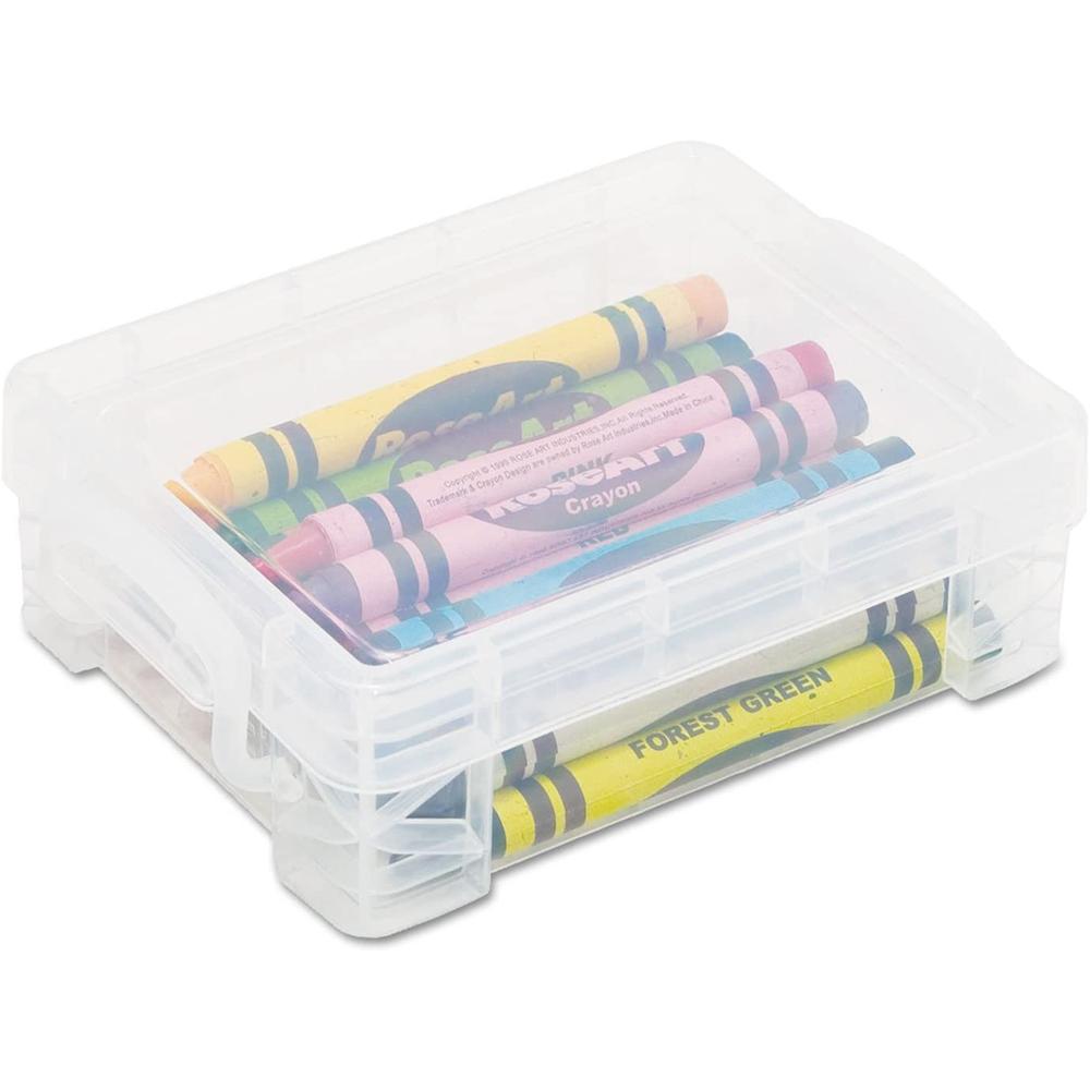 Advantus Super Stacker Crayon Box, Durable Clear Plastic Walmart Canada