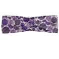thumbnail image 1 of Flower Headband, Floral Art with Rounds and Lavender Branches, Elastic and Soft Women's Bandana for Sports and Everyday Use, Grey Red Coconut, by Ambesonne, 1 of 3