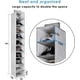 thumbnail image 4 of Hanging Hat Organizer 10 Shelves, Closet Hanging Organizer for Hat Storage, Foldable Hat Rack 59" H x 12" D x 9" W, 4 of 4
