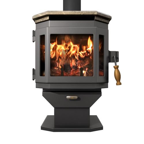 MF Fire Charcoal Catalyst Wood Stove with Soapstone Top - Walmart.com