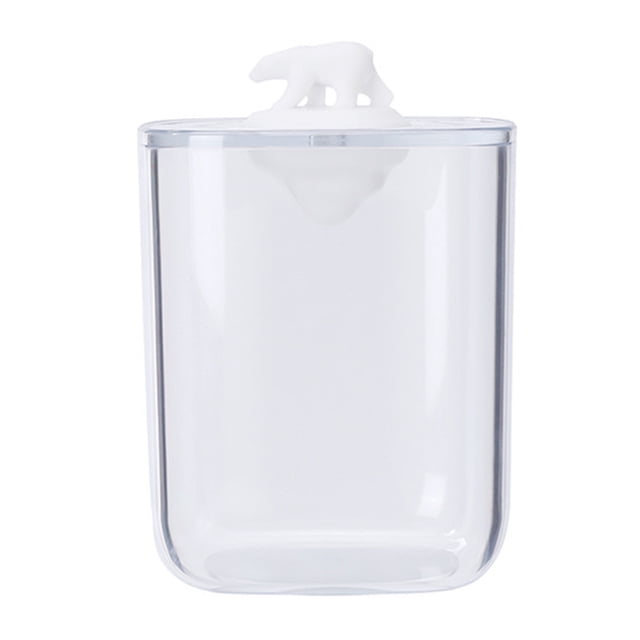 Caja de almacenamiento de hisopos de algodón, contenedores de baño, recipiente de almacenamiento de baño transparente multifunción, soporte para hisopos de algodón, confiabilidad excepcional